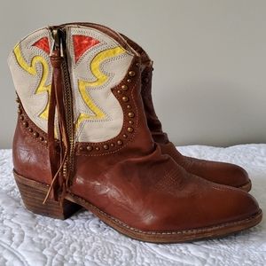 NICE ** SAM EDELMAN Women's Ankle, Cowboy/Cowgirl 👢  Boots